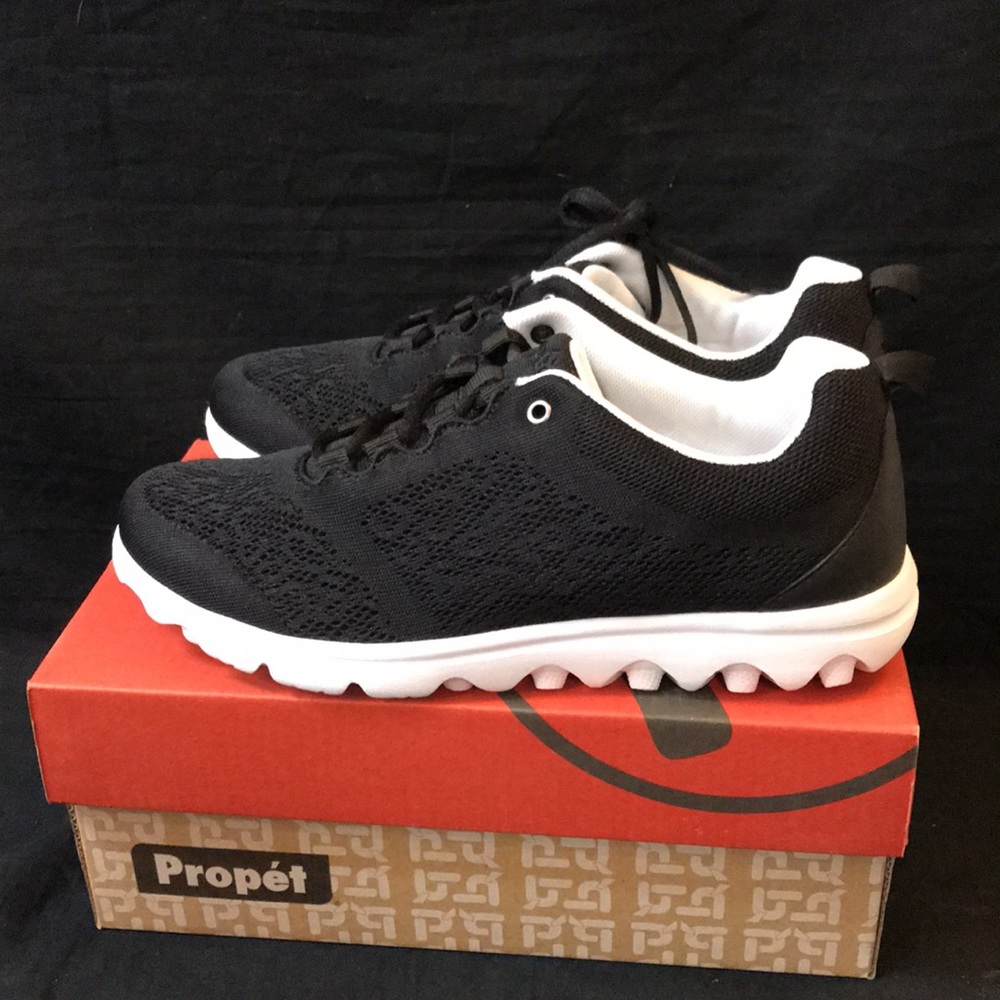 Propet TravelActiv Women's Casual Sneakers, Black - Picture 4 of 8